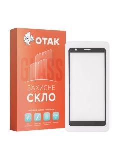 Захисне скло для ZTE Blade A31  3D Чорне (Black)
