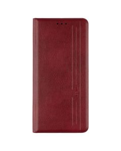 Чохол кейс для Realme C11 Leather Червоний (Bordo)