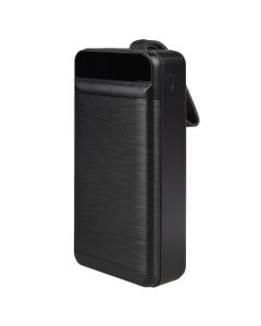 PowerBank 40000 mAh XO PR157 3USB+Type-C QC&PD3.0 22.5W Чорний (Black)