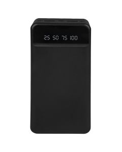 PowerBank 30000 mAh XO PR164 Emergency Lighting 2USB+Type-C Чорний (Black)