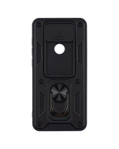 Чохол накладка для Xiaomi Redmi Note 9 Camshield Serge Ring Чорна (Black)