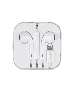 Навушники з мікрофоном XO EP3 Lightning Білі (White)