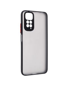 Чохол накладка для Xiaomi Redmi Note 11 Frame (Matte PCTPU) MakeFuture Чорна (Black)