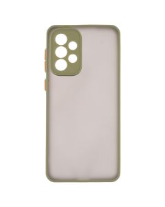 Чехол накладка для Samsung A33 Frame (Матовый PCTPU) MakeFuture Зелёный