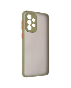 Чехол накладка для Samsung A33 Frame (Матовый PCTPU) MakeFuture Зелёный
