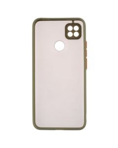 Чохол накладка для Xiaomi Redmi 10A Frame (Matte PCTPU) MakeFuture Зелена (Green)
