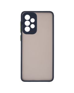 Чехол накладка для Samsung A33 Frame (Матовый PCTPU) MakeFuture Синий