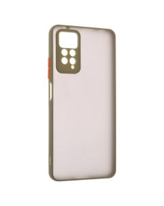 Чохол накладка для Xiaomi Redmi Note 11 Pro Frame (Matte PC) MakeFuture Зелена (Green)