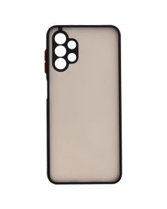 Чохол накладка для Samsung A13 Frame (Matte PCTPU) MakeFuture Чорна (Black)