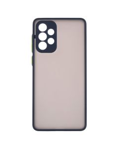 Чохол накладка для Samsung A73 Frame (Matte PCTPU) MakeFuture Синя (Blue)