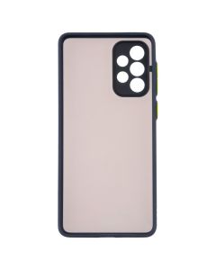 Чохол накладка для Samsung A73 Frame (Matte PCTPU) MakeFuture Синя (Blue)