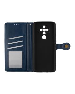 Чехол кейс для TECNO Spark 6 GETMAN Gallant Синий (Blue)