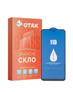 Защитное стекло для Samsung M10 3D Черное (Black)