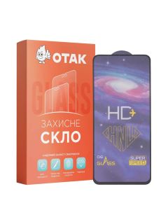 Защитное стекло для Realme 6 Pro 3D Черное (Black) KP