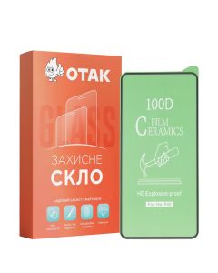 Захисне скло для Huawei P40 2020 Ceramic Чорне (Black)Тех. KP