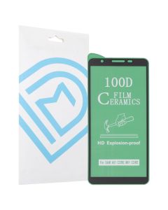 Защитное стекло для Samsung A01 Core DM Ceramic Черное (Black)