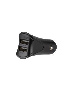 Автомобільний зарядний пристрій Moxom 2USB 3.4A KC-12 + кабель Micro-USB Чорний (Black)