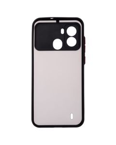 Чохол накладка для TECNO POP 6 2022 Avenger Matte Чорна (Black)