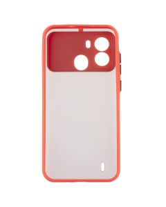 Чохол накладка для TECNO POP 6 2022 Avenger Matte Червона (Red)