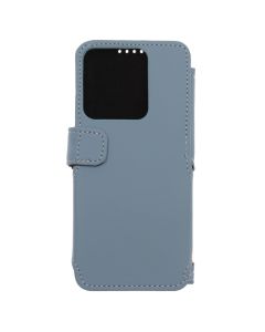 Чехол кейс для TECNO Spark GO 2022/2023 Status Case Магнит Голубой (Blue)