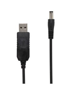 USB кабель живлення ACCLAB USB to DC 5.5x2.5мм 9V 1A Чорний (Black)