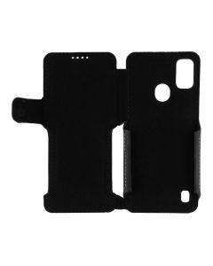 Чехол кейс для ZTE Blade A51 Status Case Магнит Черный (Black)