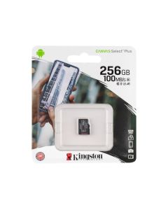 Карта пам'яті MicroSD Kingston Canvas Select Plus 256Gb Class 10 A1