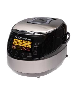 Мультиварка Grunhelm MC-16T Чорна Срібна (Black Silver)