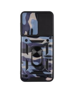 Чохол накладка для Samsung A23 Camshield Serge Ring Синій (Camouflage Blue)
