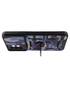 Чохол накладка для Samsung A23 Camshield Serge Ring Синій (Camouflage Blue)