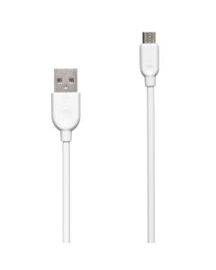 USB кабель Borofone BX14 LinkJet Micro-USB Білий (White)