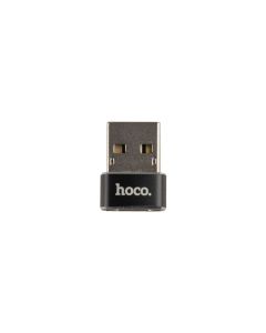 OTG кабель Hoco UA6 USB 2.0 to Type-C Чорний (Black)