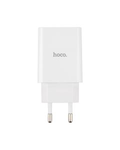 Зарядний пристрій Hoco C99A Dual PD20W+QC3.0 Білий (White)