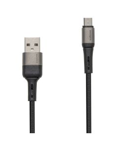 USB-кабель Glasscove Braid 3A Micro-USB 1м Черный (Black)