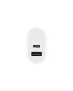 Зарядний пристрій Borofone BA62A USB / USB-C 5V / 2.4A Білий (White)