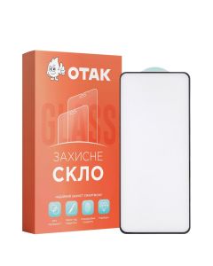 Защитное стекло для TECNO Pova 3 3D Черное (Black)