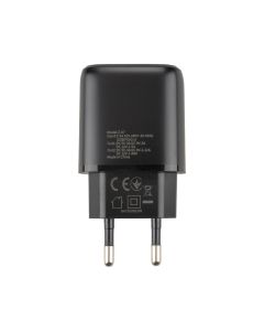 Зарядний пристрій Senteo Z-07 PD20W+QC3.0 Чорний (Black)