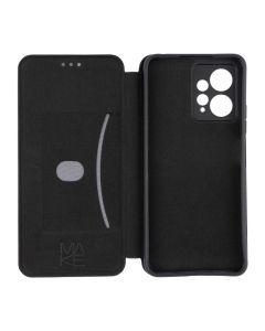 Чохол кейс для Xiaomi Redmi Note 12 Flip Чорний (Black) MakeFuture