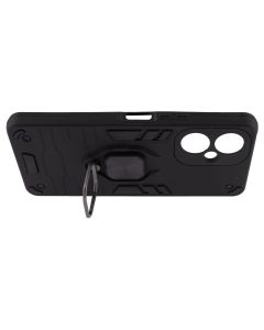 Чохол накладка для TECNO Camon 19 Transformer Ring Чорна (Black)