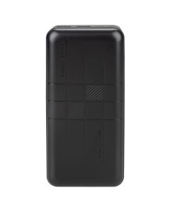 PowerBank 30000 mAh XO PR189 2USB+Type-C QC&PD3.0 22.5W Чорний (Black)