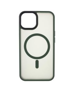 Чохол-накладка для iPhone 14 WAVE Matte Insane MagSafe Зелена (зеленый)