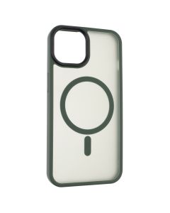 Чохол-накладка для iPhone 14 WAVE Matte Insane MagSafe Зелена (зеленый)