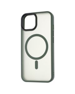Чохол-накладка для iPhone 14 WAVE Matte Insane MagSafe Зелена (зеленый)