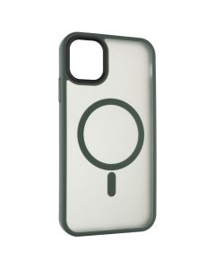 Чехол накладка для iPhone 11 WAVE Matte Insane MagSafe Зелёный (Green)