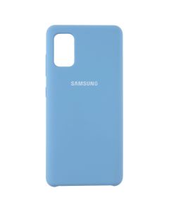 Чехол-накладка для Samsung A41 Soft Case Синий (Blue)