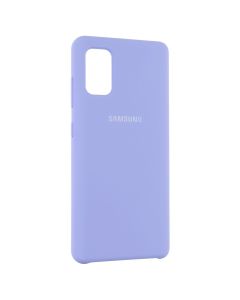 Чехол накладка для Samsung A41 Soft Case Фиолетовый (Лиловый)