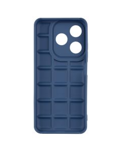 Чохол накладка для TECNO Spark 10/10С Quadrate Case Синя (Blue)