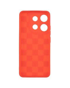 Чехол-накладка для TECNO Spark GO 2023/POP 7 Chess Case Красный (Red)