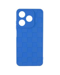 Чохол накладка для TECNO Spark 10/10C Chess Case Синя (Blue)
