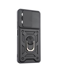 Чохол накладка для TECNO Spark 10 Pro Camshield Honor Чорна (Black)